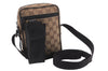 Authentic GUCCI Shoulder Cross Body Bag GG Canvas Leather 0181619 Brown 8976D