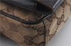 Authentic GUCCI Shoulder Cross Body Bag GG Canvas Leather 0181619 Brown 8976D