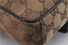 Authentic GUCCI Shoulder Cross Body Bag GG Canvas Leather 0181619 Brown 8976D