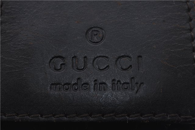 Authentic GUCCI Shoulder Cross Body Bag GG Canvas Leather 0181619 Brown 8976D