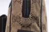 Authentic GUCCI Shoulder Cross Body Bag GG Canvas Leather 0181619 Brown 8976D