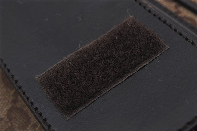 Authentic GUCCI Shoulder Cross Body Bag GG Canvas Leather 0181619 Brown 8976D