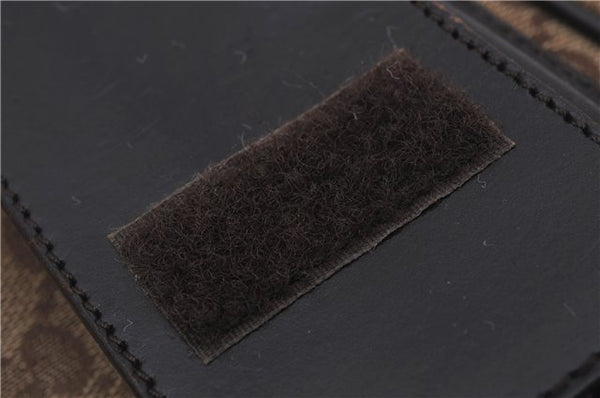 Authentic GUCCI Shoulder Cross Body Bag GG Canvas Leather 0181619 Brown 8976D