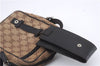 Authentic GUCCI Shoulder Cross Body Bag GG Canvas Leather 0181619 Brown 8976D