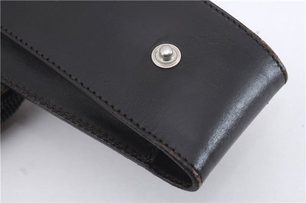 Authentic GUCCI Shoulder Cross Body Bag GG Canvas Leather 0181619 Brown 8976D