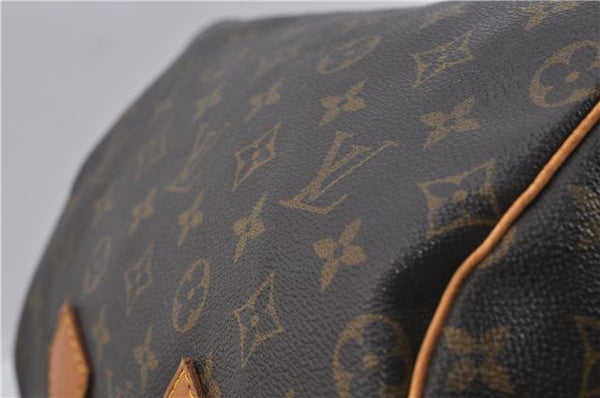 Authentic Louis Vuitton Monogram Speedy 25 Boston Hand Bag M41528 LV 8977D