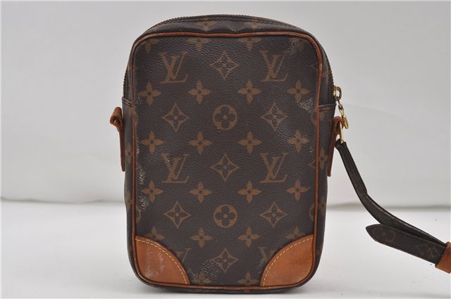 Authentic Louis Vuitton Monogram Danube Shoulder Cross Bag M45266 LV Junk 8978D