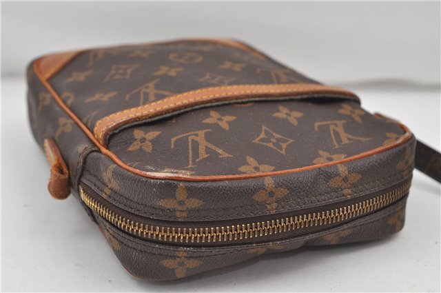 Authentic Louis Vuitton Monogram Danube Shoulder Cross Bag M45266 LV Junk 8978D