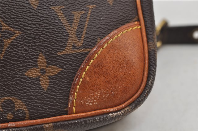 Authentic Louis Vuitton Monogram Danube Shoulder Cross Bag M45266 LV Junk 8978D