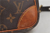 Authentic Louis Vuitton Monogram Danube Shoulder Cross Bag M45266 LV Junk 8978D