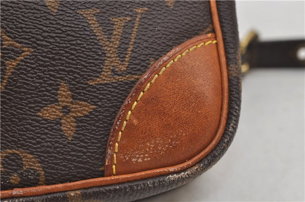 Authentic Louis Vuitton Monogram Danube Shoulder Cross Bag M45266 LV Junk 8978D