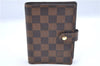 Authentic Louis Vuitton Damier Agenda PM Notebook Cover R20700 LV 8980F