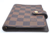Authentic Louis Vuitton Damier Agenda PM Notebook Cover R20700 LV 8980F