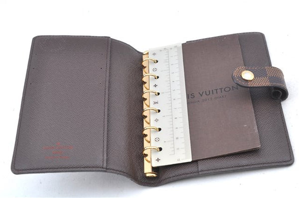 Authentic Louis Vuitton Damier Agenda PM Notebook Cover R20700 LV 8980F