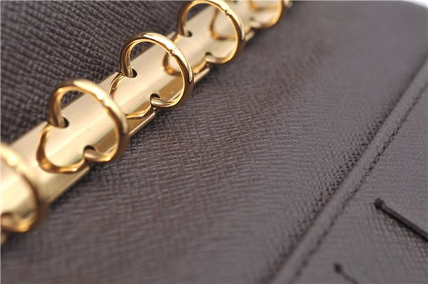 Authentic Louis Vuitton Damier Agenda PM Notebook Cover R20700 LV 8980F
