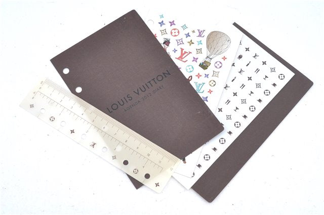 Authentic Louis Vuitton Damier Agenda PM Notebook Cover R20700 LV 8980F