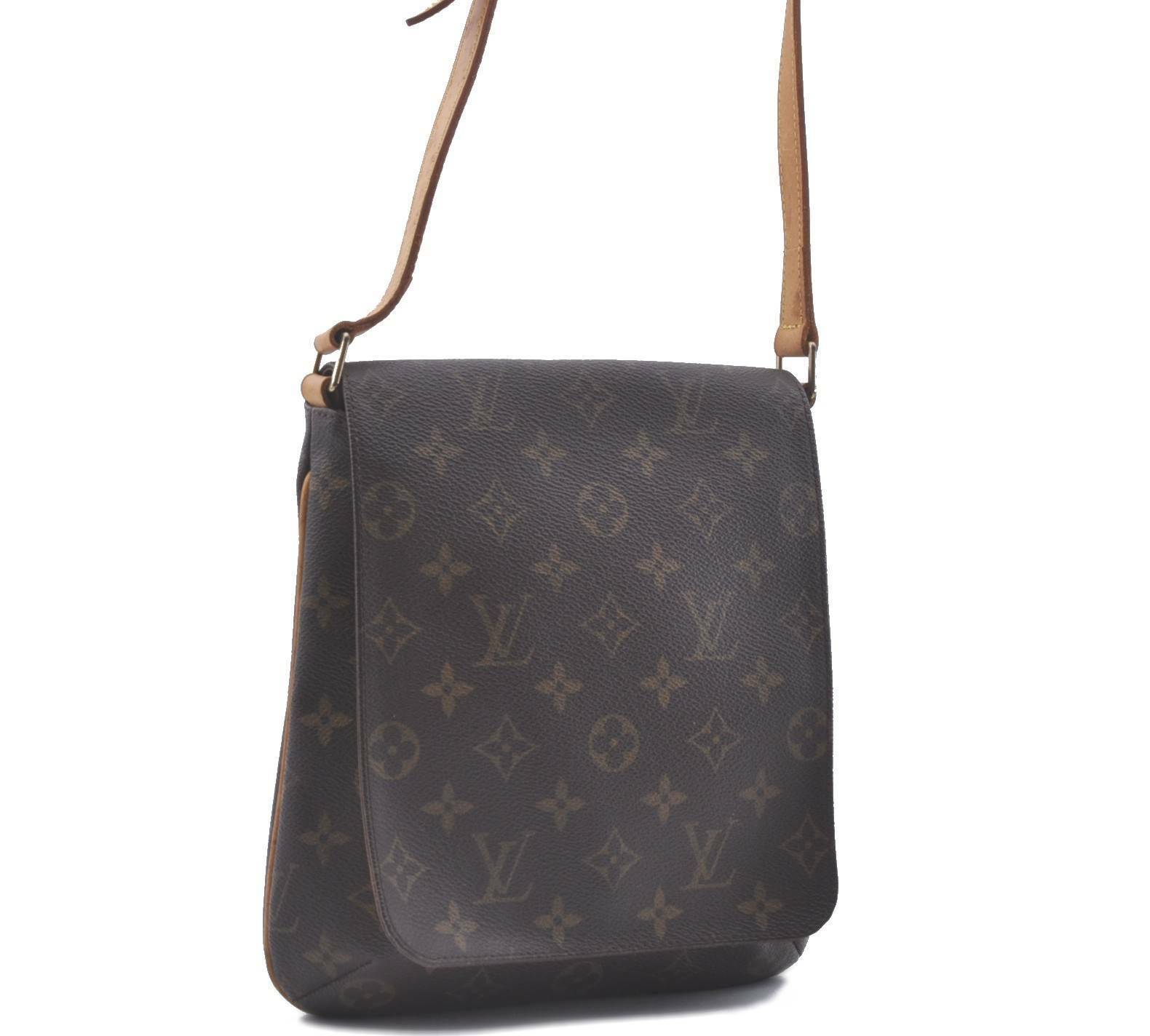 Authentic LOUIS VUITTON Monogram Musette Salsa Shoulder Bag M51258 LV 8983A