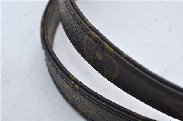 Authentic Louis Vuitton Monogram Brown Shoulder Strap 37.8" LV 8983D