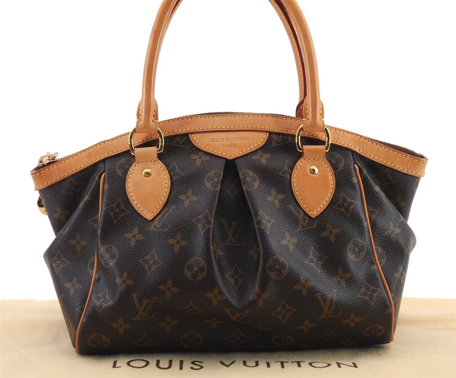 Authentic Louis Vuitton Monogram Tivoli PM Hand Bag M40143 LV 8984C