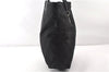 Authentic PRADA Vintage Nylon Tessuto Leather Shoulder Tote Bag Black 8984F