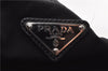 Authentic PRADA Vintage Nylon Tessuto Leather Shoulder Tote Bag Black 8984F