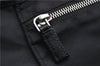 Authentic PRADA Vintage Nylon Tessuto Leather Shoulder Tote Bag Black 8984F