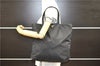 Authentic PRADA Vintage Nylon Tessuto Leather Shoulder Tote Bag Black 8984F