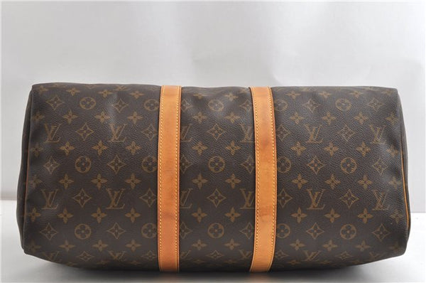 Authentic Louis Vuitton Monogram Keepall 45 Travel Boston Bag M41428 LV 8987F