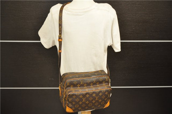 Authentic Louis Vuitton Monogram Nile Shoulder Cross Body Bag M45244 LV 8988D