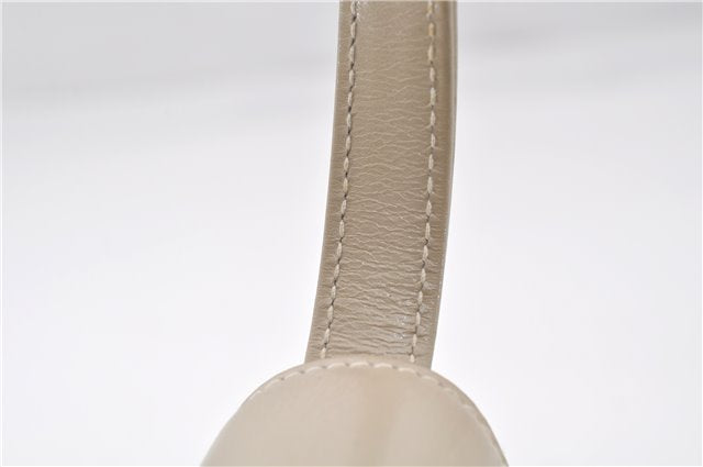 Authentic GUCCI Vintage Shoulder Cross Body Bag Purse Leather Ivory 8988E