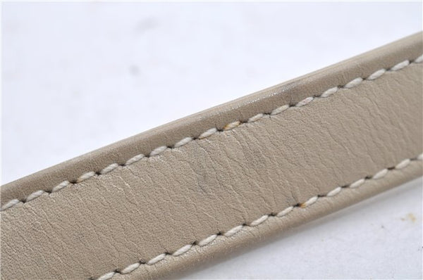 Authentic GUCCI Vintage Shoulder Cross Body Bag Purse Leather Ivory 8988E