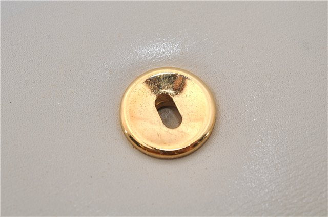 Authentic GUCCI Vintage Shoulder Cross Body Bag Purse Leather Ivory 8988E