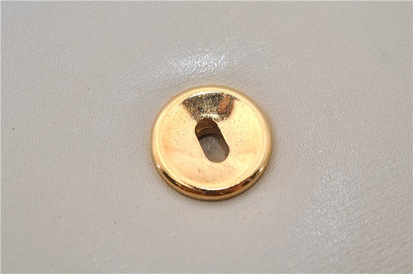 Authentic GUCCI Vintage Shoulder Cross Body Bag Purse Leather Ivory 8988E