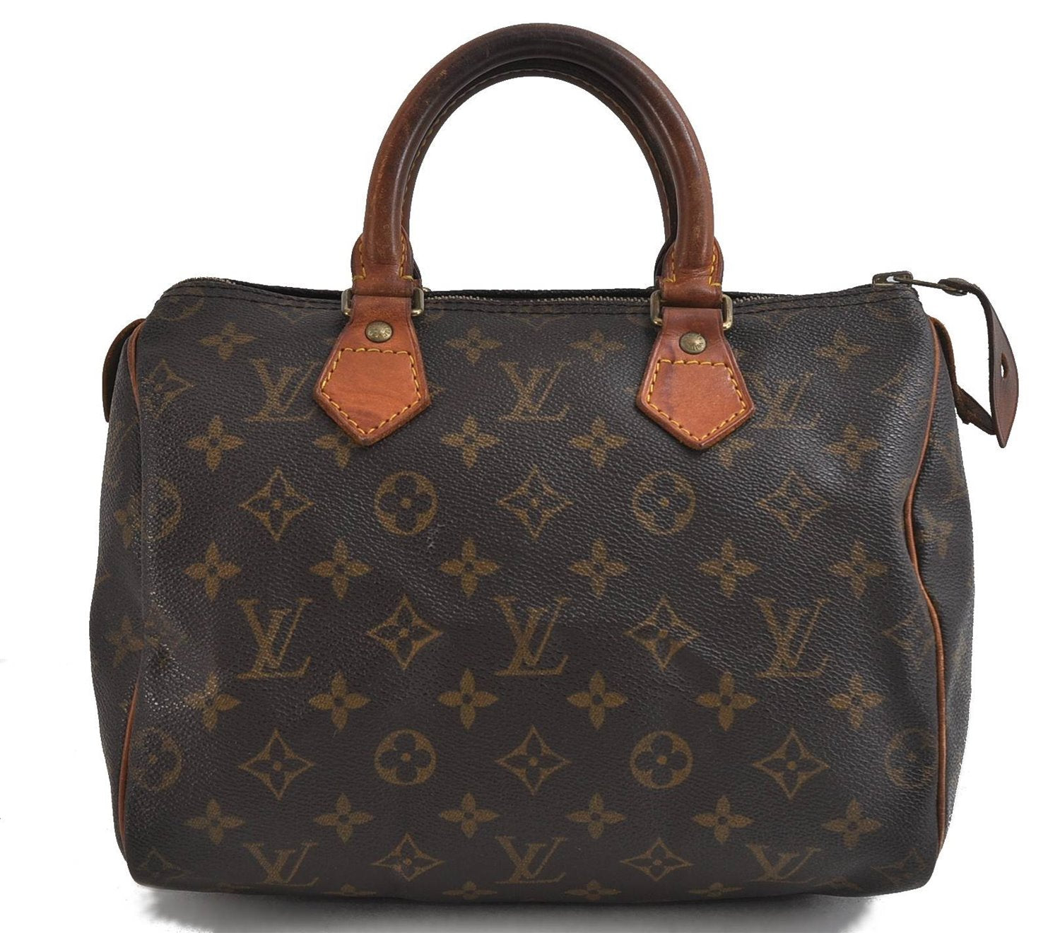 Authentic Louis Vuitton Monogram Speedy 25 Hand Bag Purse M41528 LV 8989C