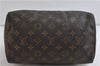 Authentic Louis Vuitton Monogram Speedy 25 Hand Bag Purse M41528 LV 8989C