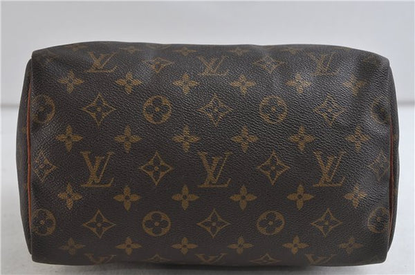 Authentic Louis Vuitton Monogram Speedy 25 Hand Bag Purse M41528 LV 8989C