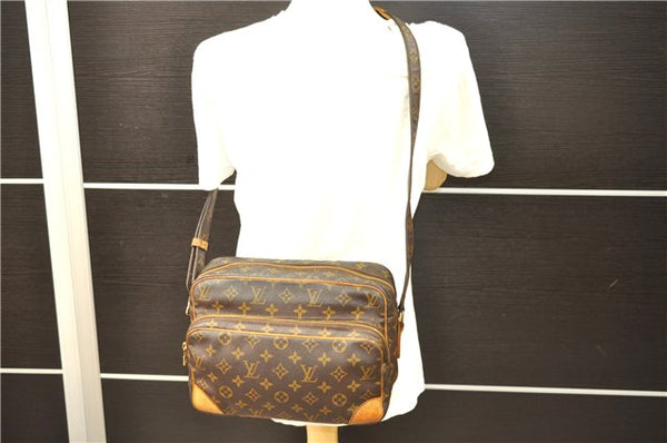 Authentic Louis Vuitton Monogram Nile Shoulder Cross Body Bag M45244 LV 8989D