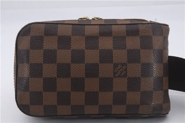 Authentic Louis Vuitton Damier Geronimos Waist Body Bag N51994 LV 8990D