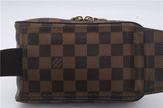 Authentic Louis Vuitton Damier Geronimos Waist Body Bag N51994 LV 8990D