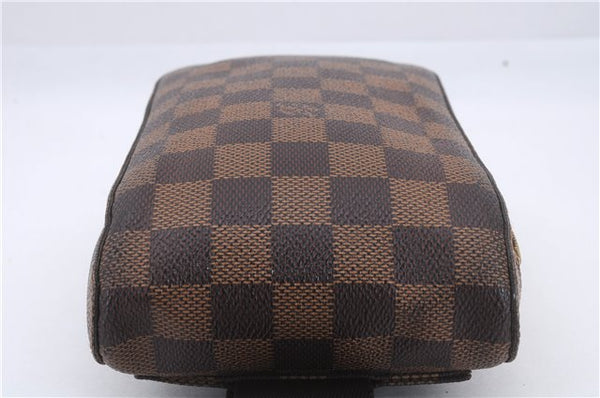 Authentic Louis Vuitton Damier Geronimos Waist Body Bag N51994 LV 8990D