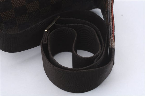 Authentic Louis Vuitton Damier Geronimos Waist Body Bag N51994 LV 8990D