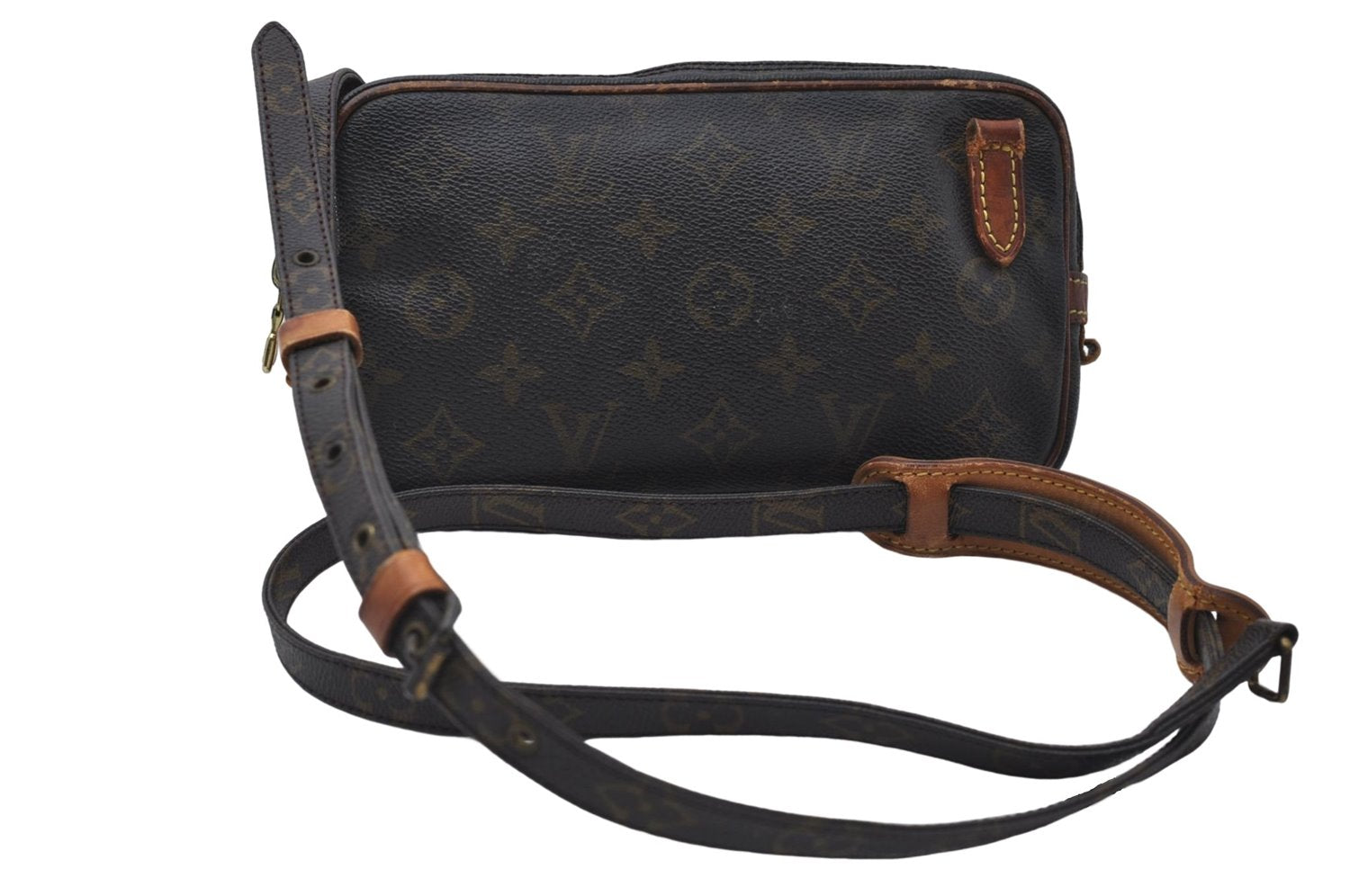 Louis Vuitton Monogram Marly Bandouliere Shoulder Cross Bag M51828 LV Junk 8993D