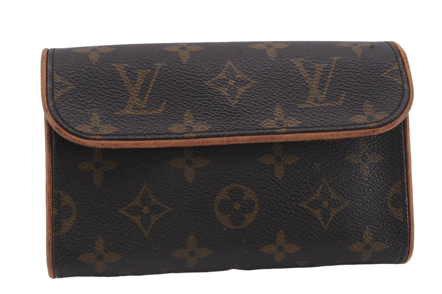 Authentic Louis Vuitton Monogram Pochette Florentine Pouch LV 8994D