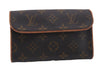 Authentic Louis Vuitton Monogram Pochette Florentine Pouch LV 8994D