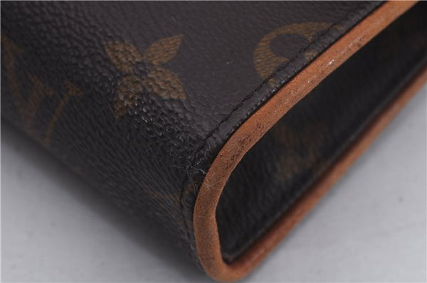 Authentic Louis Vuitton Monogram Pochette Florentine Pouch LV 8994D