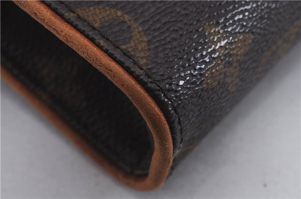 Authentic Louis Vuitton Monogram Pochette Florentine Pouch LV 8994D