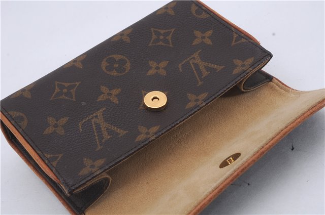 Authentic Louis Vuitton Monogram Pochette Florentine Pouch LV 8994D