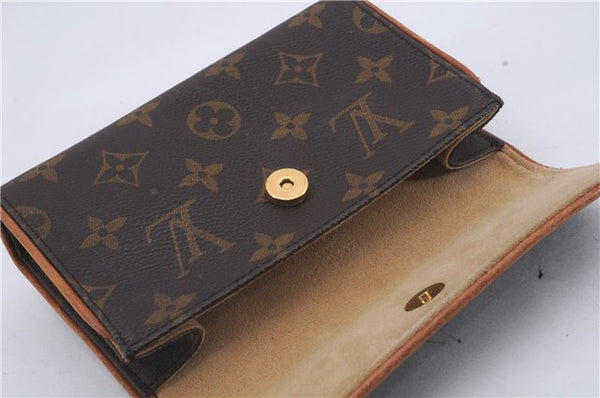 Authentic Louis Vuitton Monogram Pochette Florentine Pouch LV 8994D