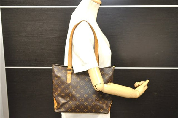 Authentic Louis Vuitton Monogram Cabas Piano Tote Bag M51148 LV 8995C