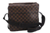 Authentic Louis Vuitton Damier Naviglio Shoulder Cross Body Bag N45255 LV 8995D